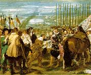 VELAZQUEZ, Diego Rodriguez de Silva y The Surrender of Breda (Las Lanzas) wr oil painting artist